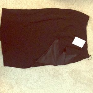 Altuzarra Black Overlay-Accented Pencil Skirt